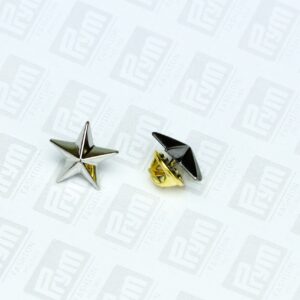 gwiazdka pins srebrny