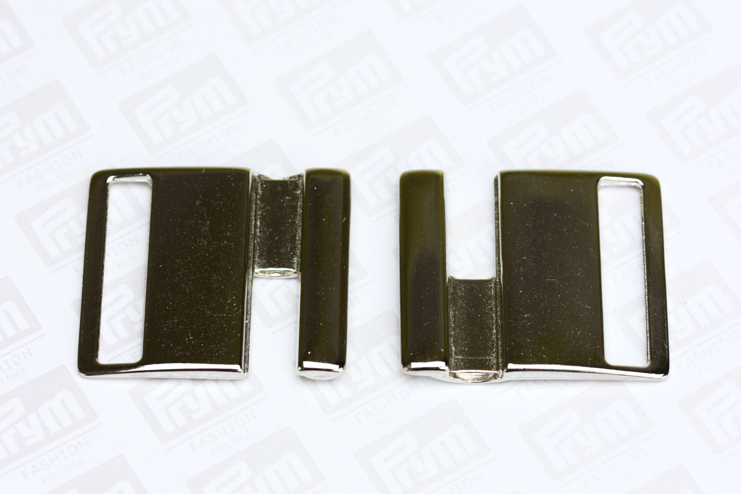 klamra metalowa srebrna G375